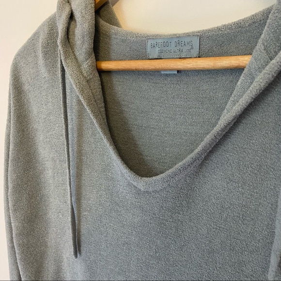 Barefoot Dreams Cozy Ultra Lite Pointelle Hoodie - Picture 5 of 8